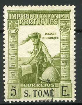 Stamp, Dom Henrique o Navegador, São Tomé and Príncipe,  