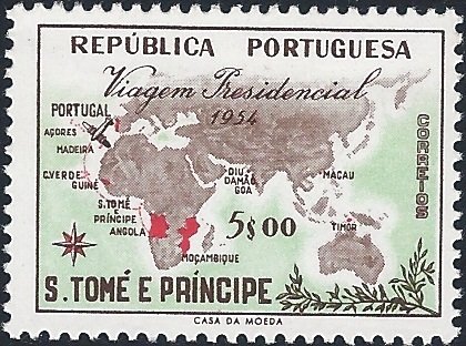 Map of the colonies