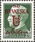 Italy Stamp Overprinted N.D. Hrvatska