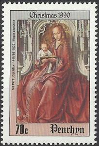 Stamp, Metsys. Quentin, Penrhyn,  , Christmas, Paintings, Religion, Art