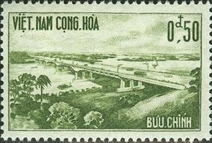 Stamp, Bridge, Vietnam, South,  , Bridges