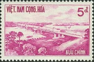 Stamp, Bridge, Vietnam, South,  , Bridges