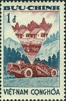 Farmhouses, tractor