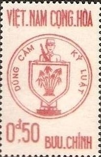 Soldier and coat of arms