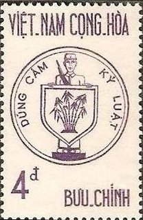 Soldier and coat of arms