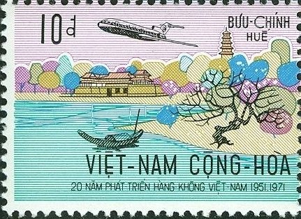 Airplane over Hue