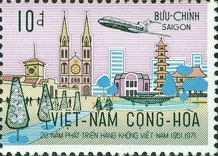 Airplane over Saigon