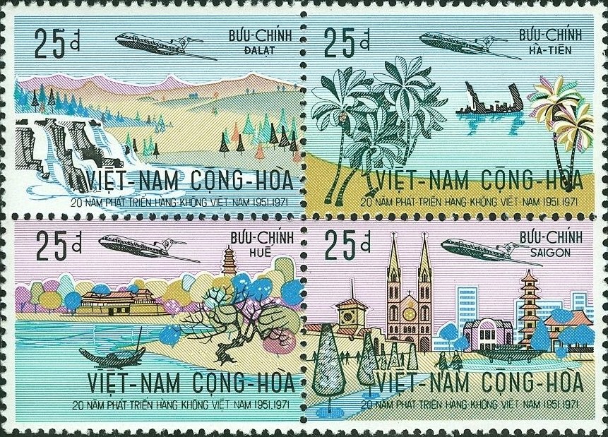 Airplane over Vietnamese Landscapes