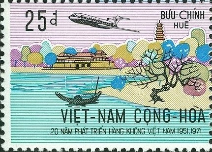 Airplane over Hue