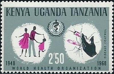 Stamp, Hypodermic syringe, East African Community,  