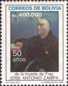 Stamp, José A. Zampa, Bolivia,  
