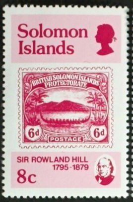 Stamp, MiNr 6, Solomon Islands,  , Stamps