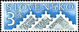 Stamp, The centenary of organised philately in Slovakia, Slovakia,  