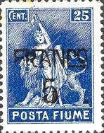 Allegories and vies - overprinted FRANCO