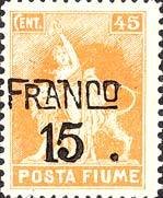 Allegories and vies - overprinted FRANCO