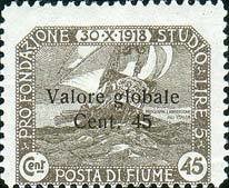 Overprinted "Valore globale" Type I