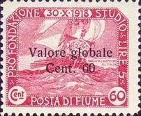 Overprinted "Valore globale" Type I