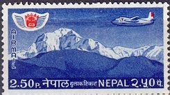 Plane over Mt. Dhaulagiri