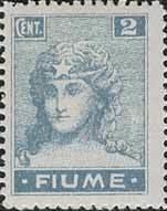 Stamp, Allegories and views - FIUME, Italian colonies, territories and occupations,  
