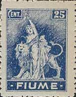 Stamp, Allegories and views - FIUME, Italian colonies, territories and occupations,  