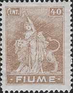Stamp, Allegories and views - FIUME, Italian colonies, territories and occupations,  