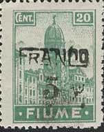 Allegories and vies - overprinted FRANCO