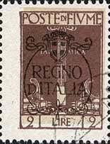 Overprint "Regno d´Italia