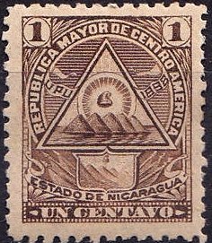 Coat of arms in a triangle