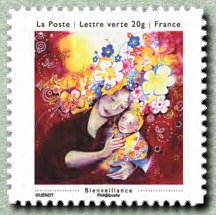 Stamp, Benevolence, France,  