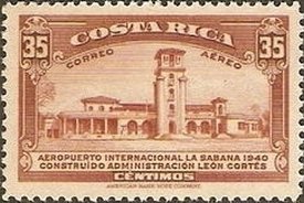 Stamp, La Sabana Terminal, Costa Rica,  