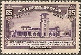 Stamp, La Sabana Terminal, Costa Rica,  