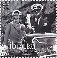 HM Queen Elizabeth II's visit to Gibraltar 1954