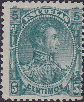 Revenue Stamp, Simon Bolivar (1783-1830), Venezuela,  , Heads of State, Generals