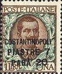 Italy Stamps Overprint "CONSTANTINOPLI"