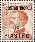 Italy Stamps Overprint "CONSTANTINOPLI"