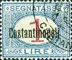 Italy Stamps Overprint "CONSTANTINOPLI"