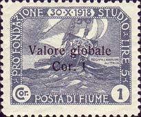 Overprinted "Valore globale" Type I