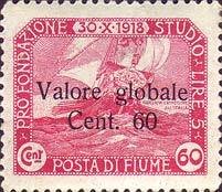 Overprinted "Valore globale" Type II (boldface) Big
