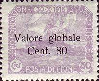 Overprinted "Valore globale" Type II (boldface) Big