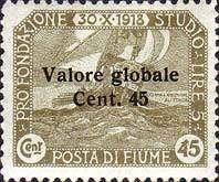 Overprinted "Valore globale" Type II (boldface)