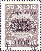 Segnatasse "Valore Globale" Type II(boldface)