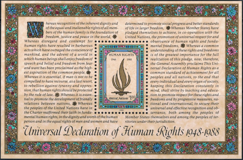 40th Anniversary of Declaration of Human Rights
