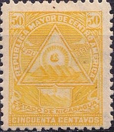 Coat of arms in a triangle