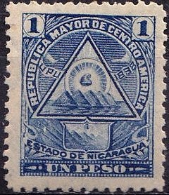 Coat of arms in a triangle