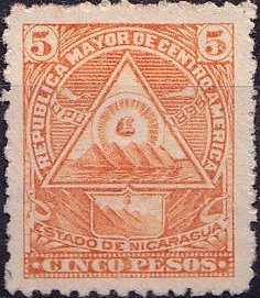 Coat of arms in a triangle