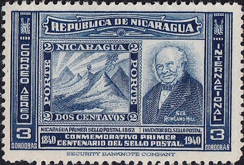 First Nicaraguan stamp and Sir Rowland Hill
