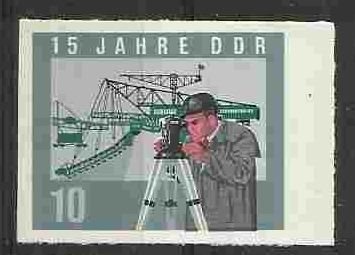 Stamp, Surveying Engineer, mining, Germany, Democratic Republic,  