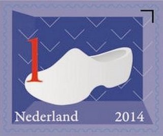 Stamp, Clog, Netherlands,  
