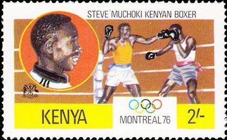 Stamp, Steve Muchoki - Kenya, Kenya,  , Sport, Olympic Games, Boxing