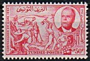 Stamp, Work, Tunisia,  